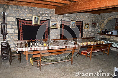 Basement in an old country house Stock Photo