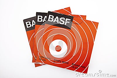 BASF Empty Spools Editorial Stock Photo