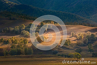 Bashang Plateau - Autumn landscape Stock Photo