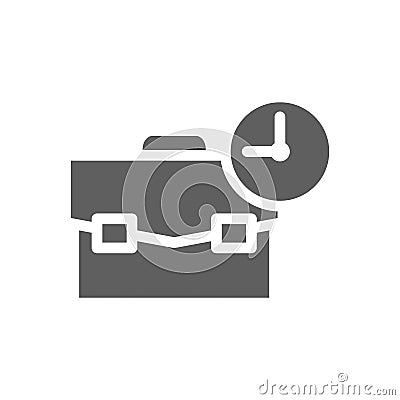 Work experience icon, vector illustration Vector Illustration