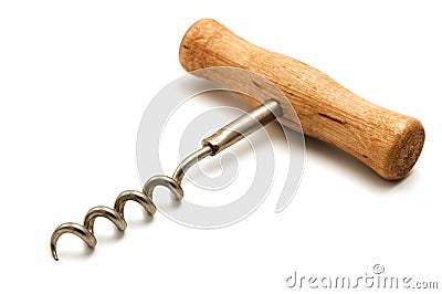 Basic corkscrew Stock Photo