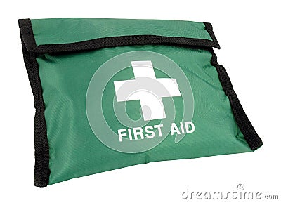Basic First Aid Kit Stock Photo