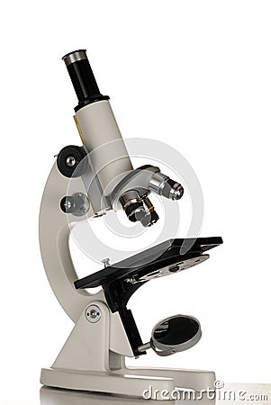 A basic microscope Stock Photo