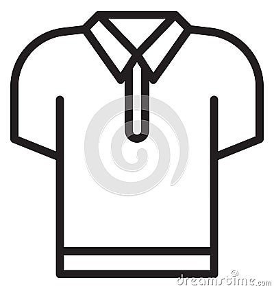 Crew neck shirts Isolated Vector Icon that can be easily modified or edit Vector Illustration