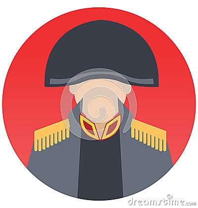 Queen Guard Vector Illustration Icon which can Easily Modify or Edit Vector Illustration