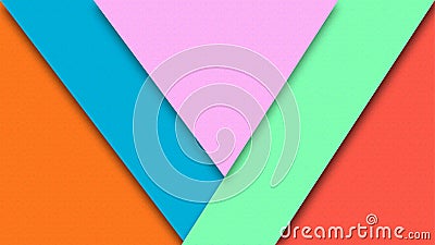 Vector Abstract Colored Papers Texture for Geometric Background Stock Photo