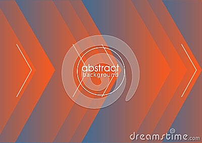 Abstract background arrow orange blue vector eps.10 Vector Illustration