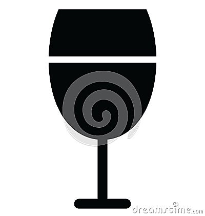 Basic RGB Alcohol Isolated Vector icon which can easily modify or edit Vector Illustration