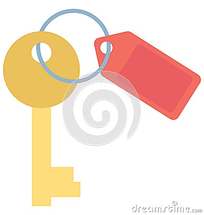 Basic RGB House Key Color Isolated Vector Icon which can easily modify or edit Vector Illustration