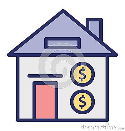 House cost Isolated Vector Icon which can easily modify or edit House cost Isolated Vector Icon which can easily modify or edit Vector Illustration