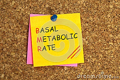 Basal metabolic rate Stock Photo