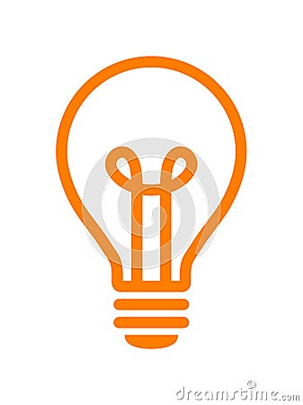 Light bulb icon Vector Illustration