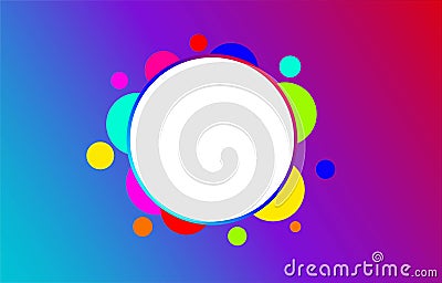 Abstract Circle Vector Background, Modern Design, Beautiful Concept, Colorful Circle, The Best Design Vector Illustration