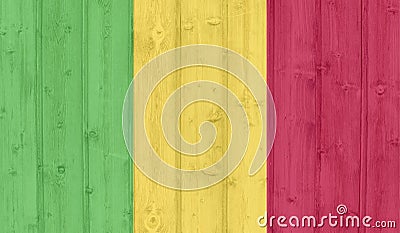 Grunge mali flag Stock Photo