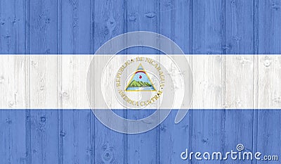 Grunge nicaragua flag Stock Photo