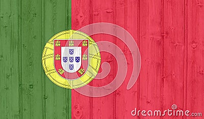 Grunge portugal flag Stock Photo