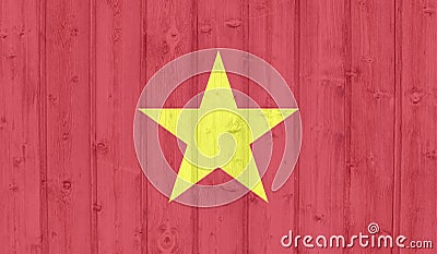 Vietnam flag Stock Photo