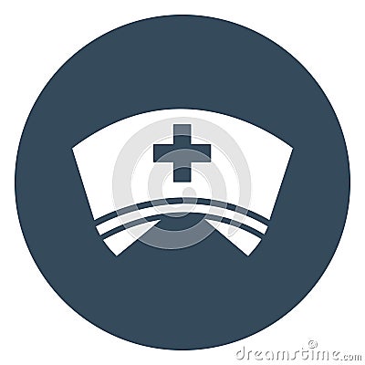 Nurse Hat Isolated Vector Icon that can be easily modified or edit Stock Photo