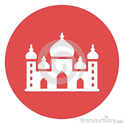 Badshahi masjid, badshahi mosque Isolated Vector Icon which can be easily modified or edit Vector Illustration