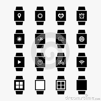 Smartwatch icon Vector Illustration