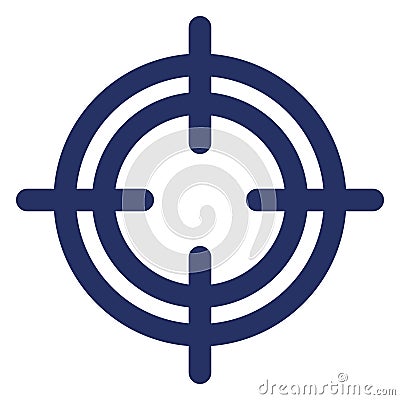 Optical sight Isolated Vector Icon which can easily modify or edit Stock Photo