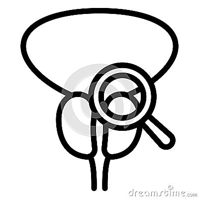 Prostate Isolated Vector Icon that can be easily modified or edit Vector Illustration