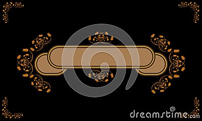 Art Deco Ribbon Series 6 Stock Photo