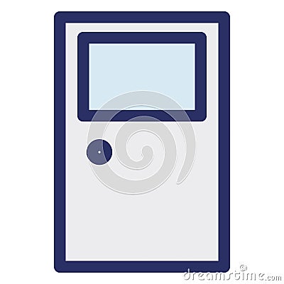Basic RGB Door, exit,Vector Icon which can easily modify or edit Vector Illustration