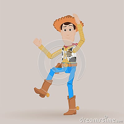 Cowboy woody Vector Illustration