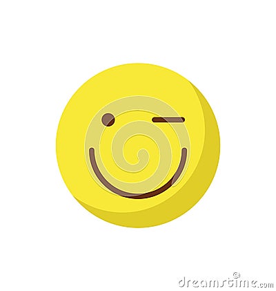 twinkle emotions, emoticons Color Vector Icon which can edit easily Vector Illustration