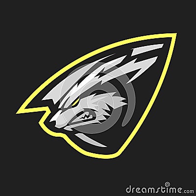Fox head mascot logo illustration Vector Illustration