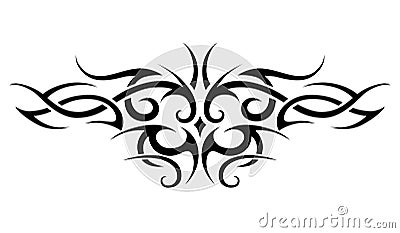 Tribal tattoo ornament. Vector Illustration