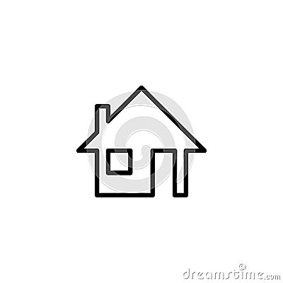 Logos, symbols, icons, houses, homes. Vector Illustration