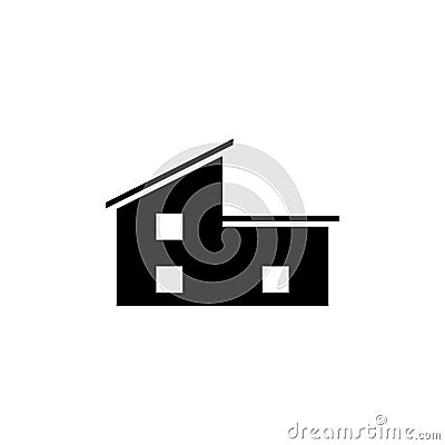 Logos, symbols, icons, houses, homes. suitable for decorating your design project in the field of residential sales promotion. Vector Illustration