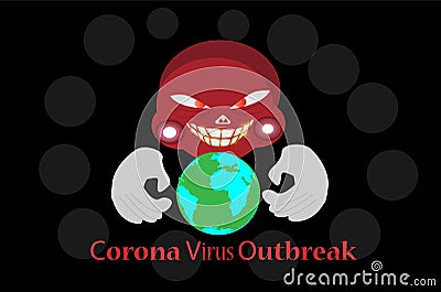 Basic RGB,corona virus outbreak 212 Vector Illustration