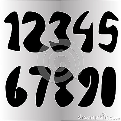 Number Vector Varians For Design Vector Illustration