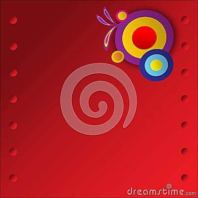 Red gradien abstract background celebrate. Vector Illustration
