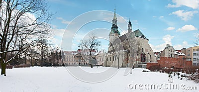 Basilica of the Assumption of the Blessed Virgin Mary (Bazyllika Stock Photo