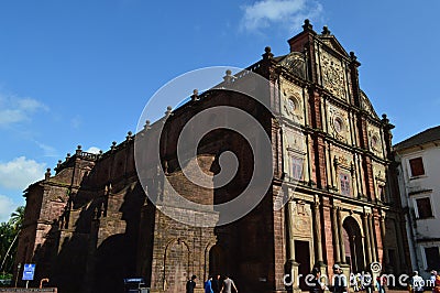 Basilica of Bom Jesus, Goa Stock Photo