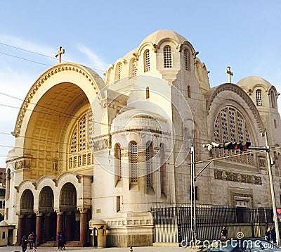 Basilica church in Heliopolis Editorial Stock Photo
