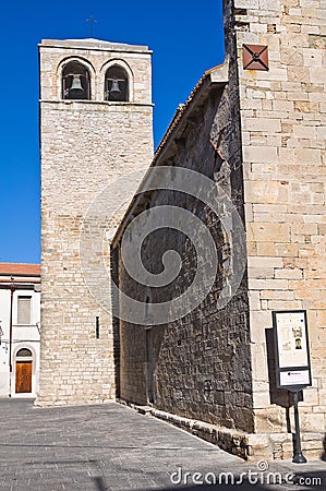 Basilica church of St. Basilio. Troia. Puglia. Italy. Stock Photo