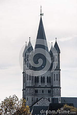 Basilica in Cologne Stock Photo