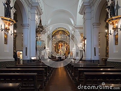 Basilica de Nuestra Senora del Pilar, Buenos Aires, Argentina Editorial Stock Photo