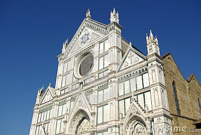 Basilica di S. Croce, Florence Stock Photo