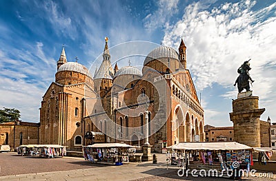 The Basilica di Sant`Antonio in Padova, Italy Stock Photo