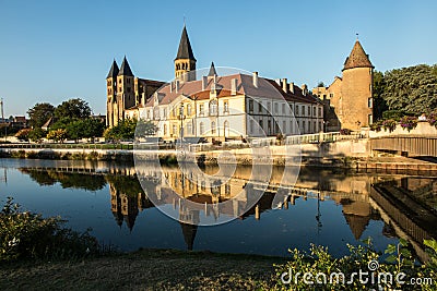The basilica du Sacre Coeur in Paray-le-Monial Stock Photo