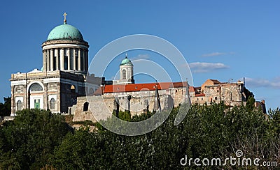 Basilica in Esztergom (Hungary) Stock Photo