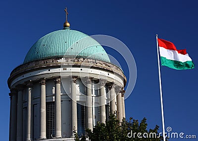 Basilica in Esztergom (Hungary) Stock Photo