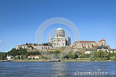 Basilica in Esztergom, Hungary Stock Photo