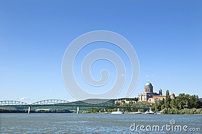 Basilica in Esztergom, Hungary Stock Photo